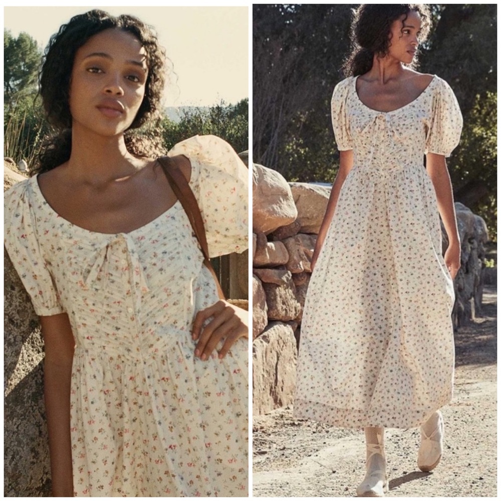 Doen Monceau Dress in Cottage Breeze Floral Size Small